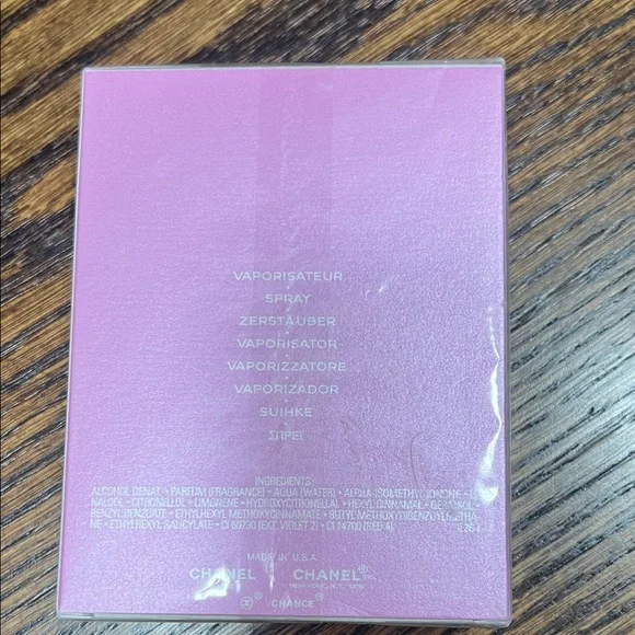 CHANEL Chance Eau Tendre, ray de toilette spray, 3.4 oz, NWT BNIB - Picture 2 of 4